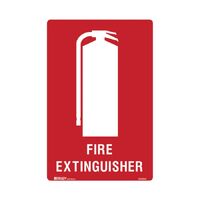 Fire Extinguisher sign 300 x 225 mm poly