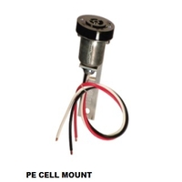 Photocell receptacle and mounting bracket