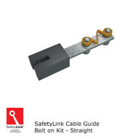 SafetyLink v-line cable guide for weld on kit - straight